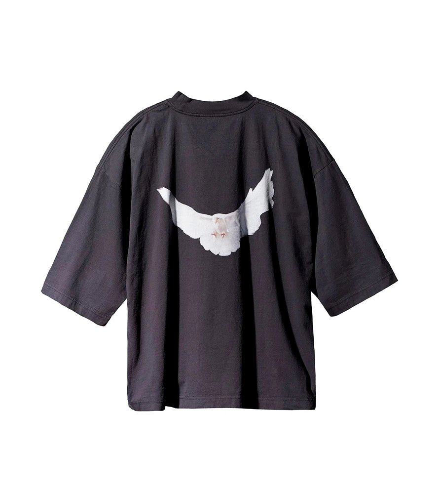 Yeezy Gap Engineered by Balenciaga Dove 3/4 Sleeve Tee Black