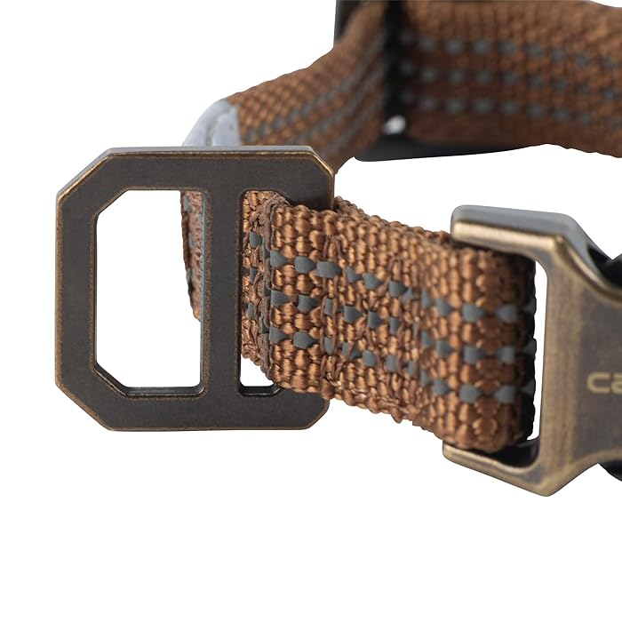 Carhartt Dog Collar Brown Brushed Brass