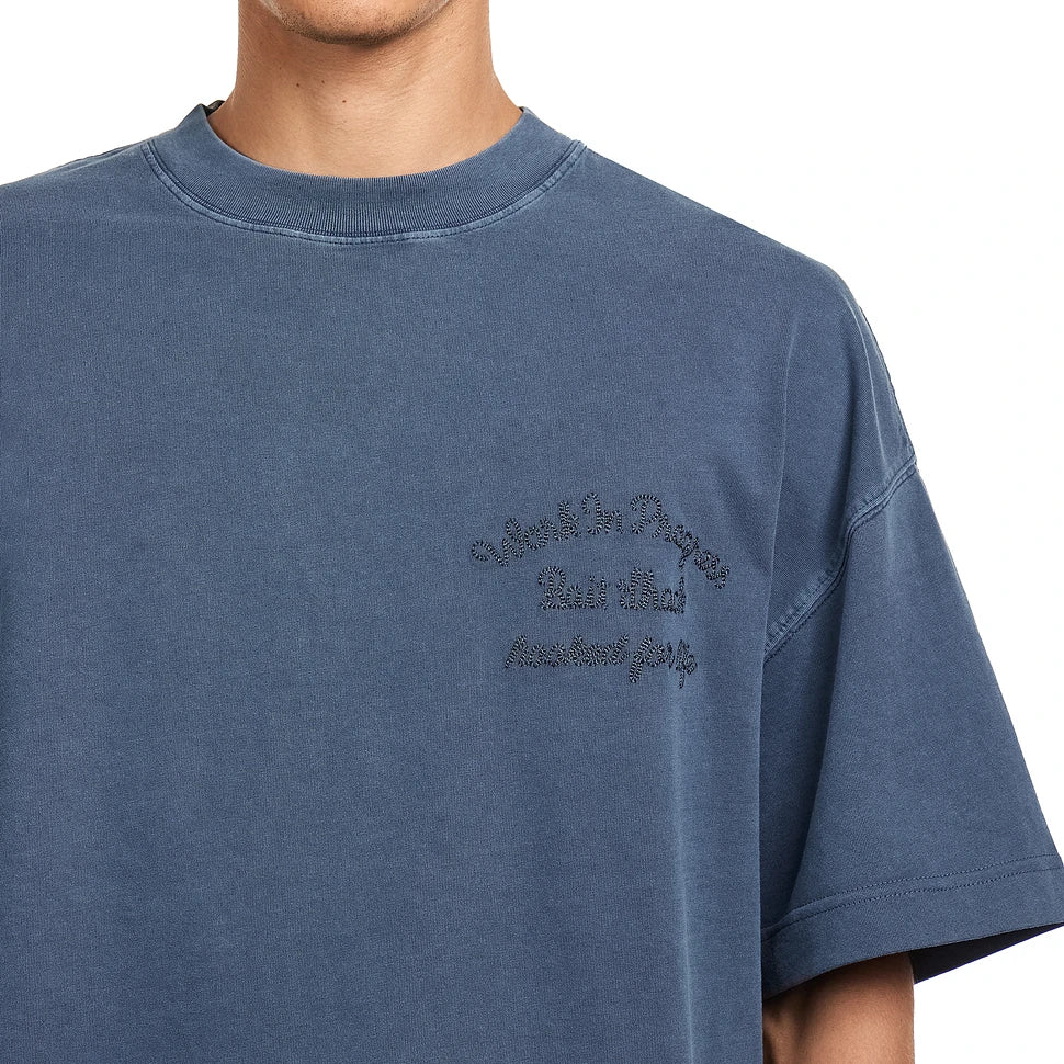 Carhartt WIP S/S Bait Shack T-Shirt Dusky Blue Garment Dyed