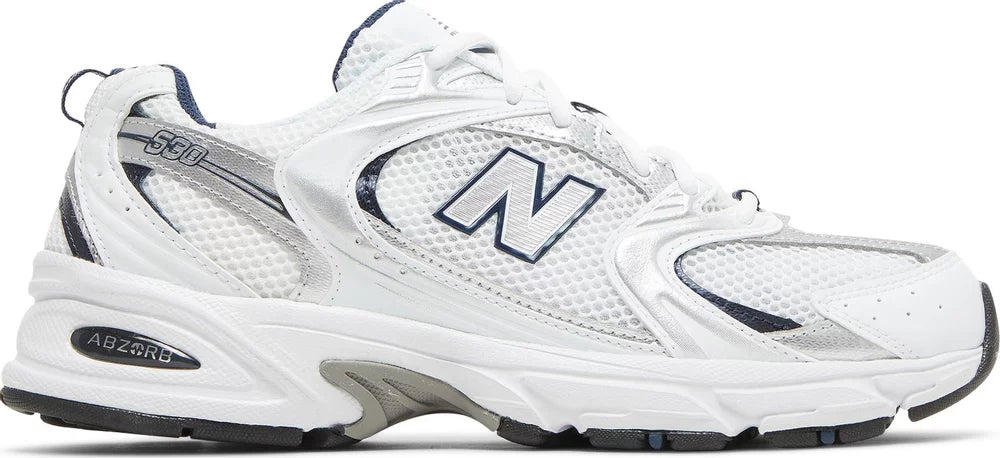 New Balance 530 White Silver Navy W