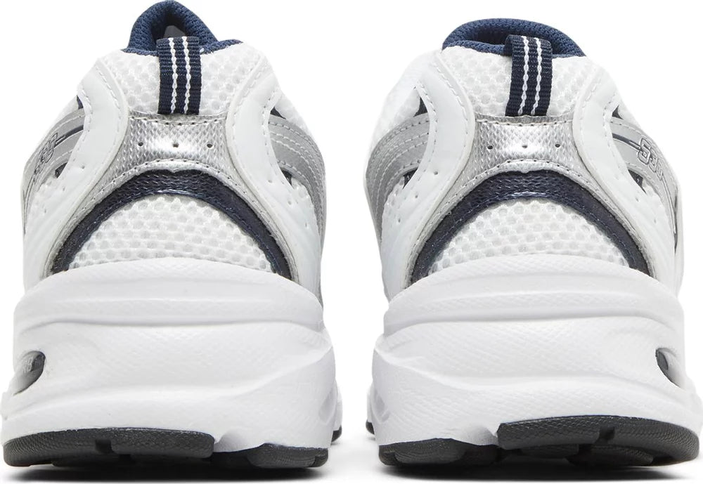 New Balance 530 White Silver Navy