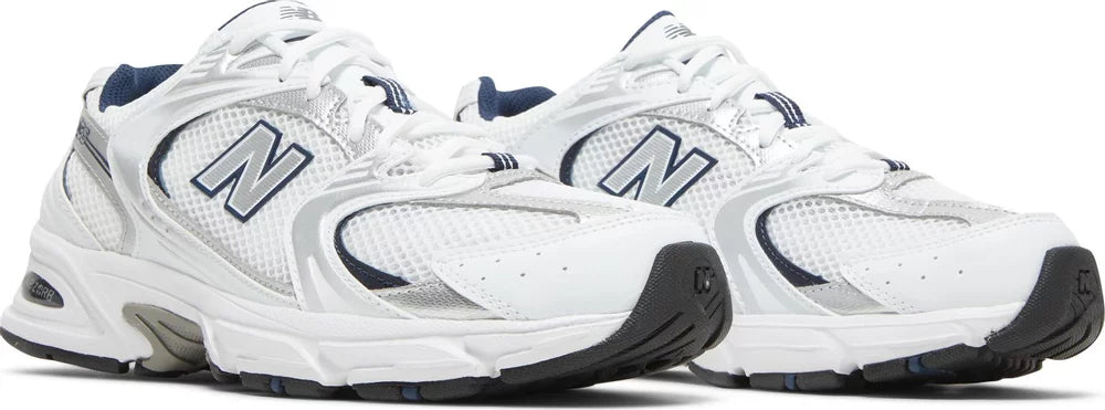 New Balance 530 White Silver Navy