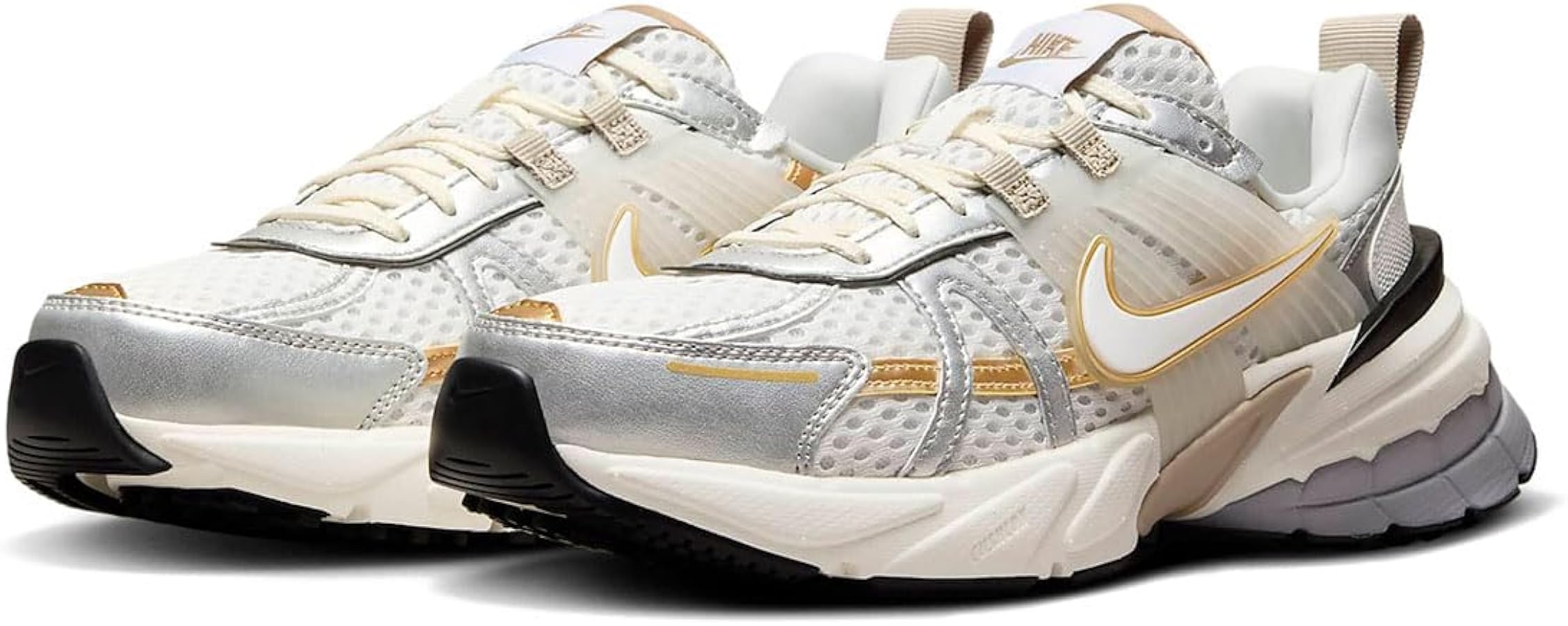 Nike  Wmns V2K Run 'Khaki Metallic Silver'