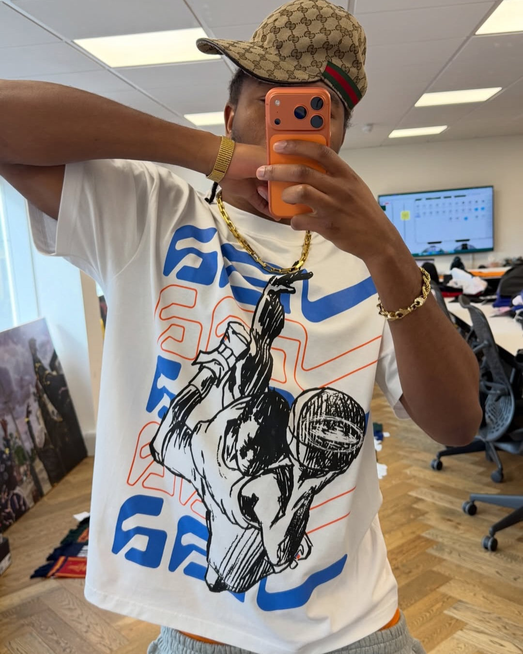Corteiz x Virgil Abloh Archive V.A.A. T-Shirt White