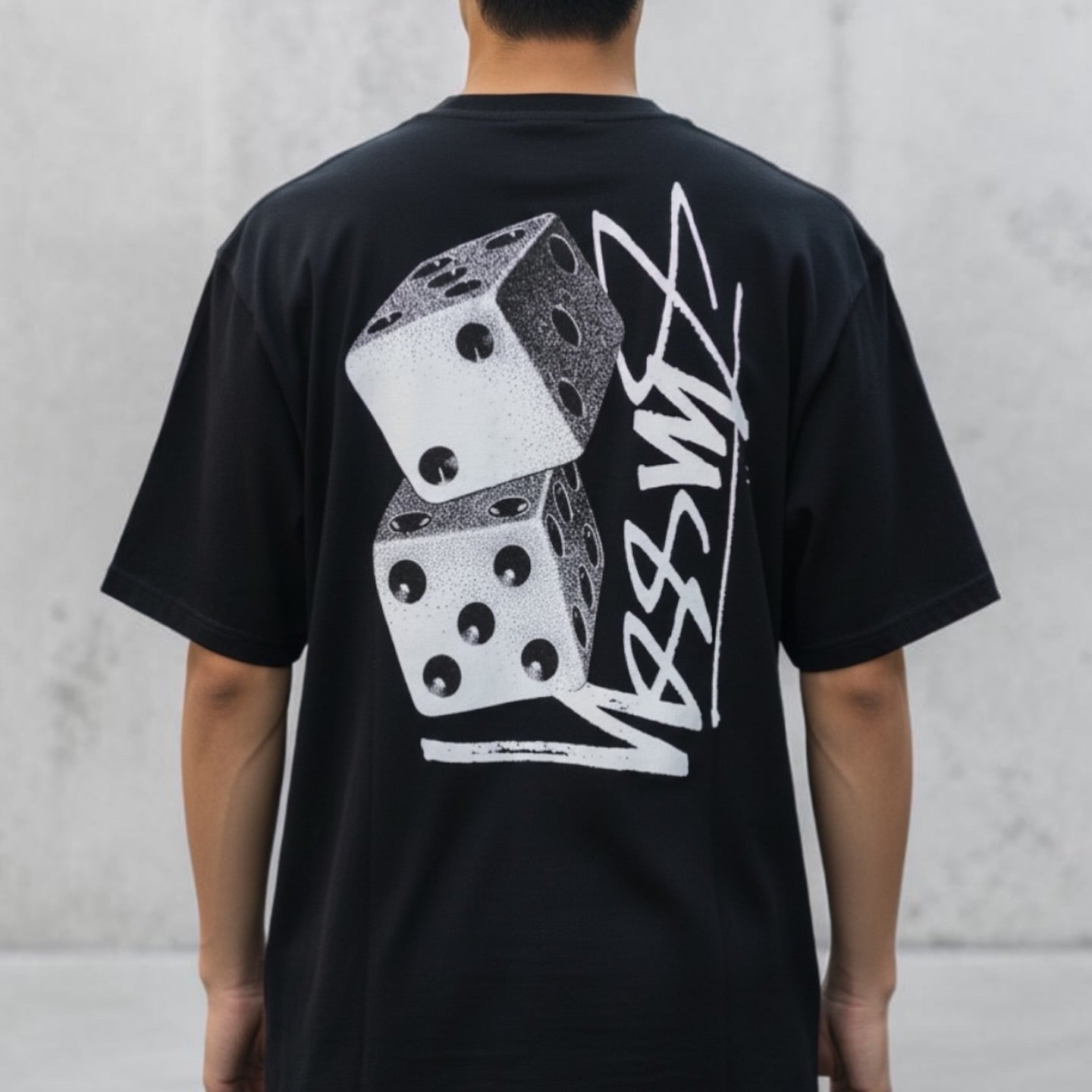 Stussy TALL DICE TEE Black