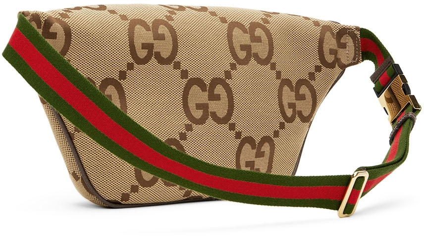 Gucci Belt Bag Jumbo GG Camel Ebony