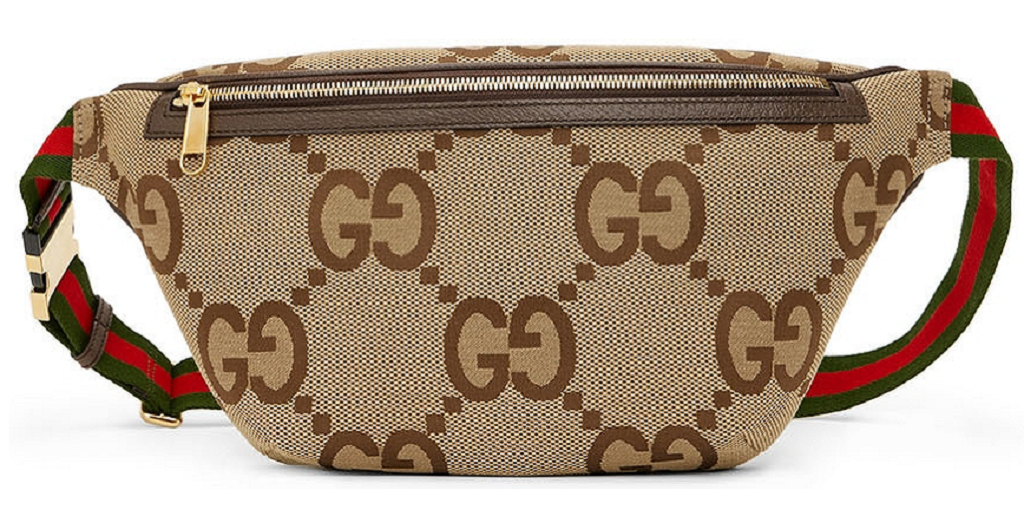 Gucci Belt Bag Jumbo GG Camel Ebony
