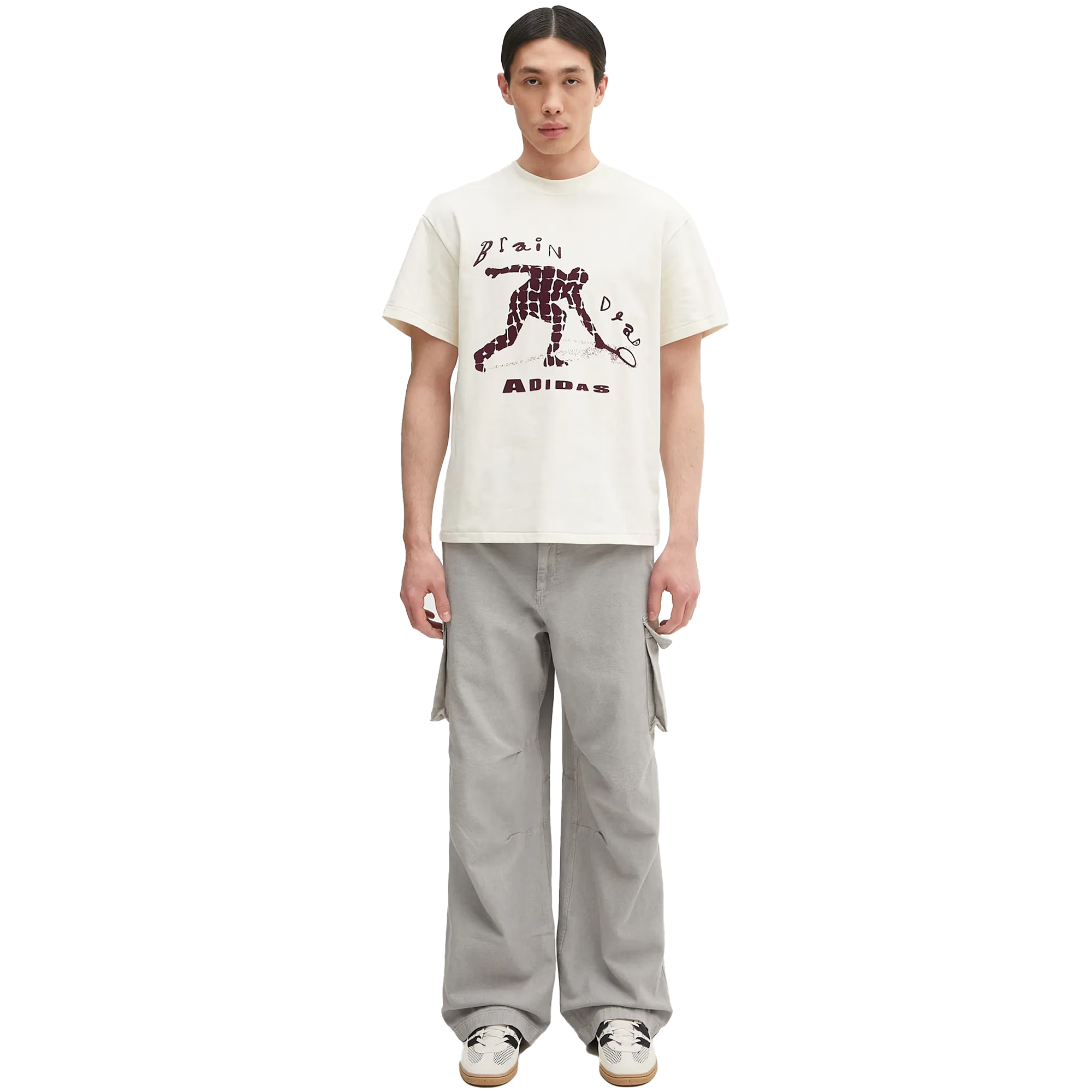 Brain Dead x Adidas T-Shirt Wonder White