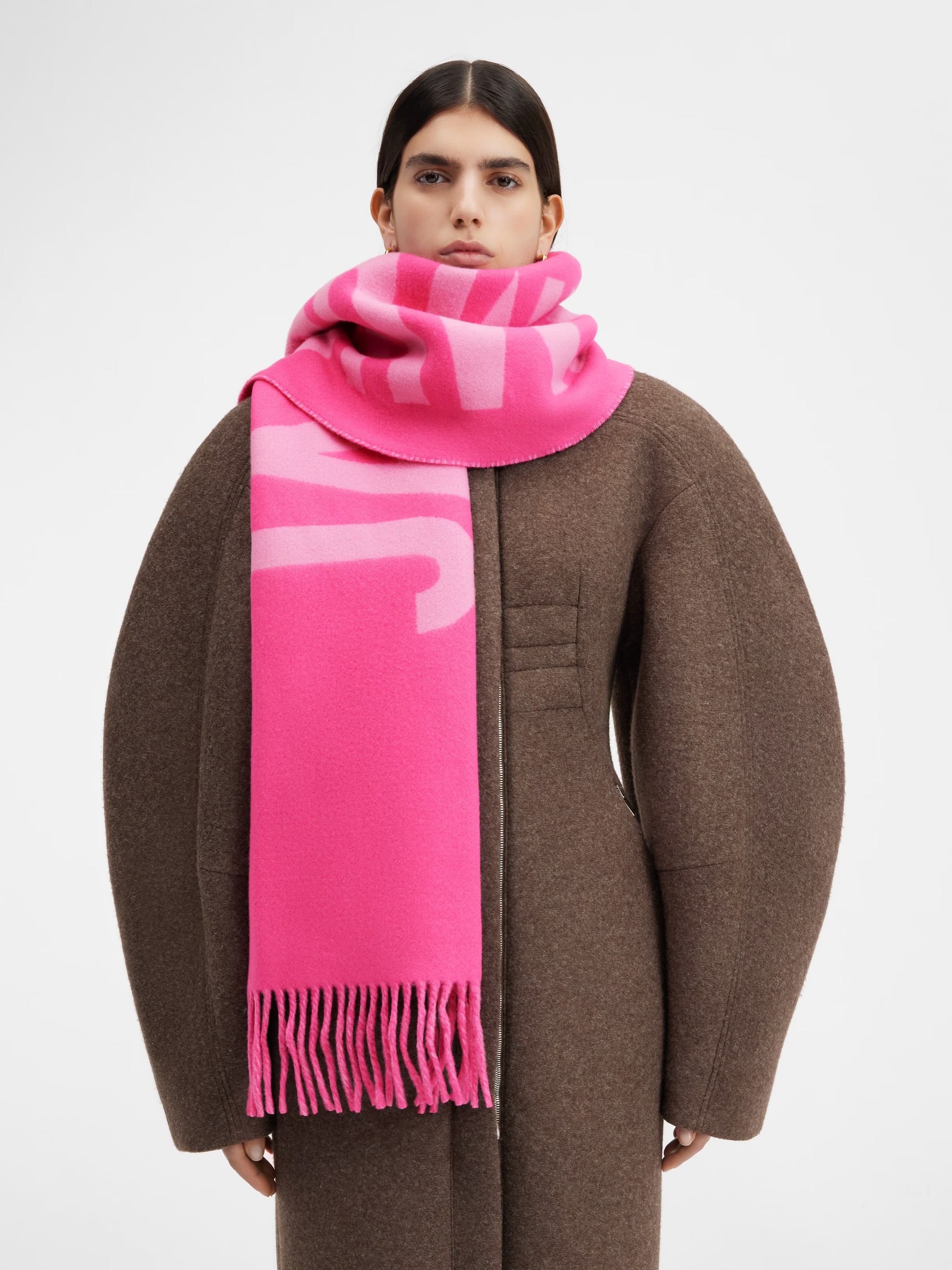 JACQUEMUS Pink L'écharpe Jacquemus Scarf