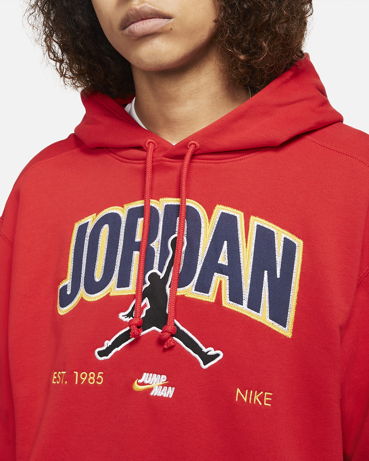 Air Jordan Jumpman Pullover Red Hoodie