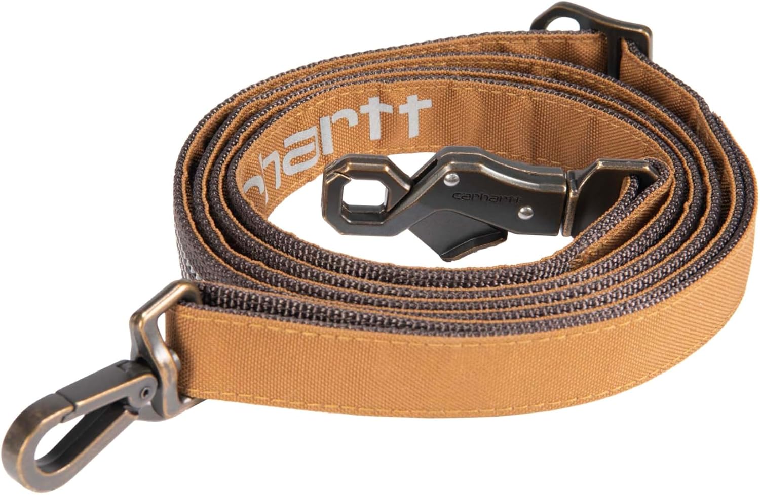 Carhartt Field Dog Leash Metal D-Ring Hardware Brown