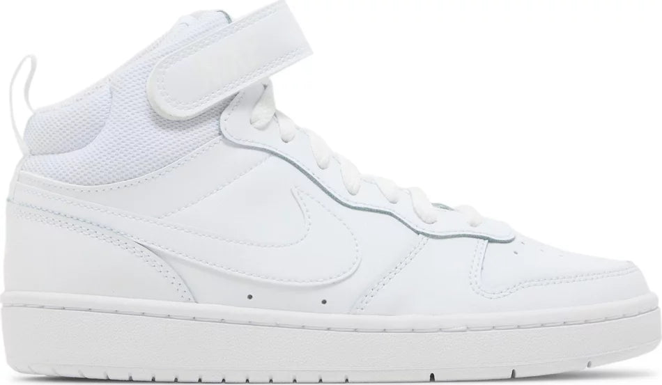 Nike Court Borough Mid 2 GS 'Triple White'