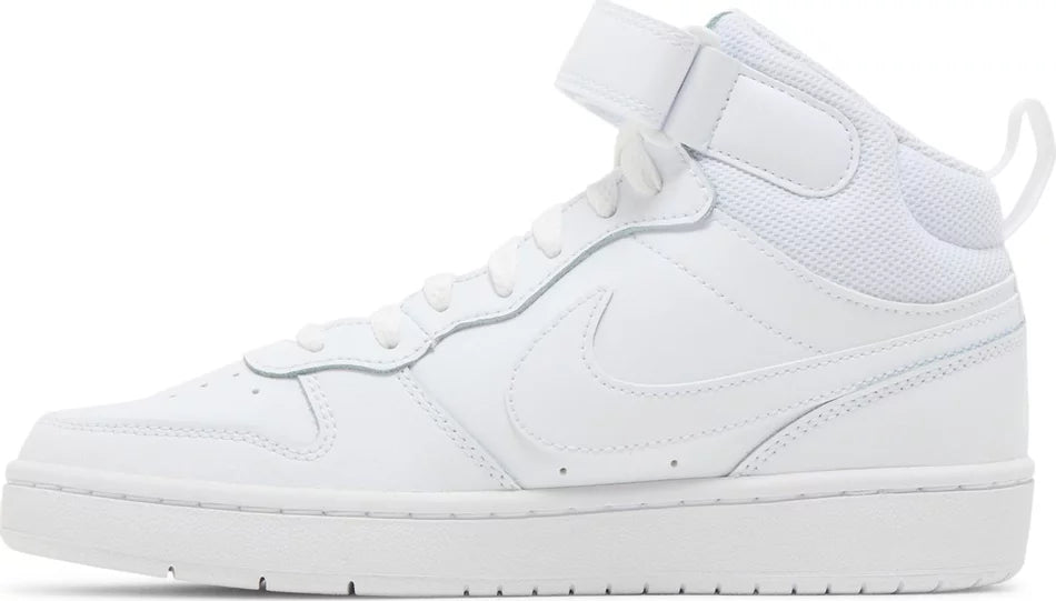 Nike Court Borough Mid 2 GS 'Triple White'