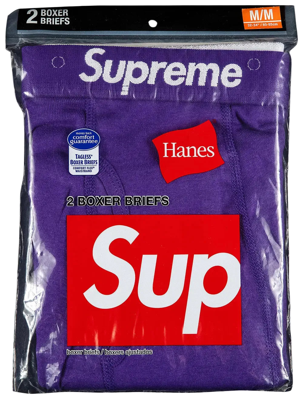Supreme/Hanes Boxer Briefs Purple