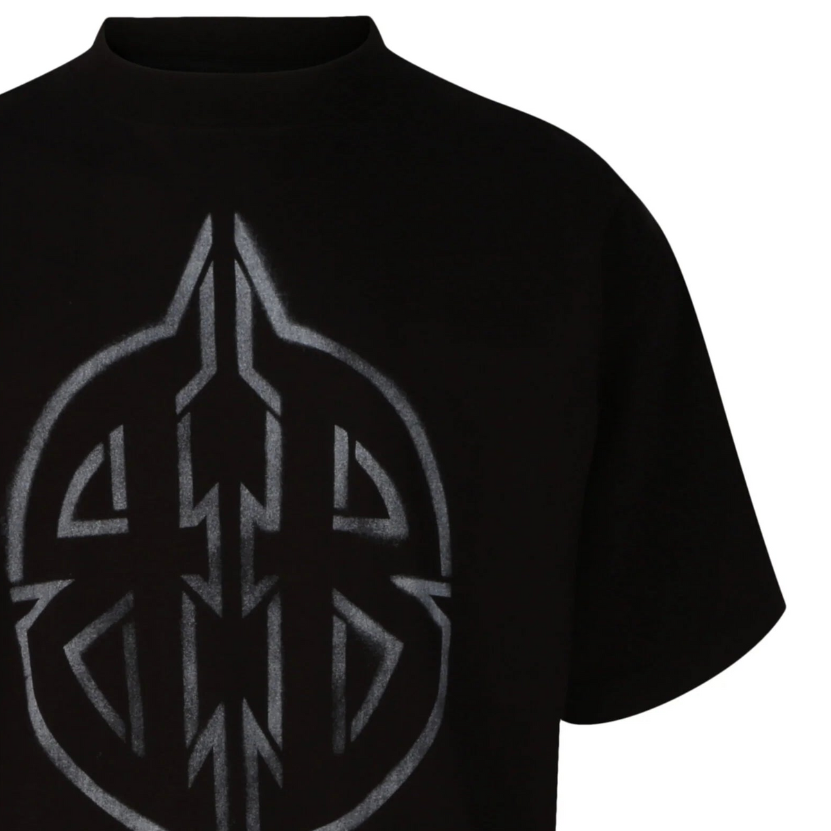 Balenciaga BB Metal Logo Tee Black