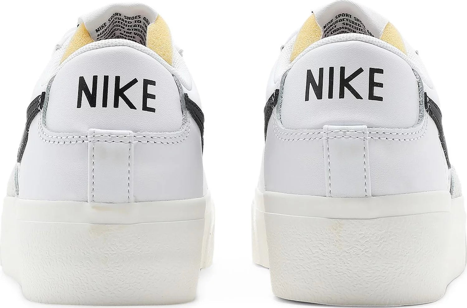 Nike Blazer Low Platform White Black W