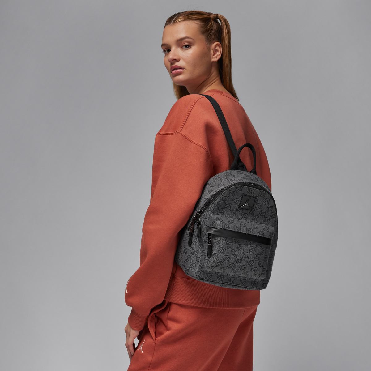 Jordan Monogram Mini Backpack (8L) Dark Smoke Grey