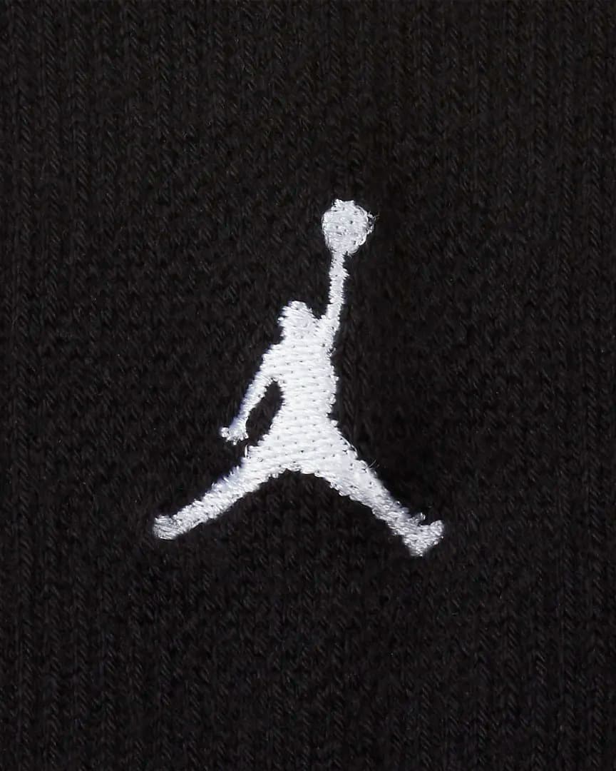 Jordan Crew Socks Black