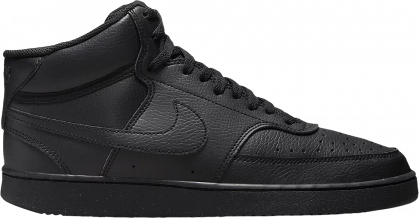 Nike Court Vision Mid Next Nature 'Triple Black'