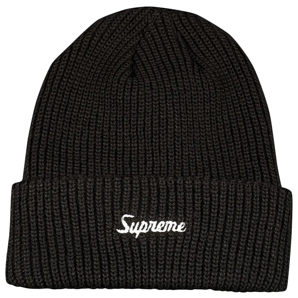 Supreme Loose Gauge Beanie Black