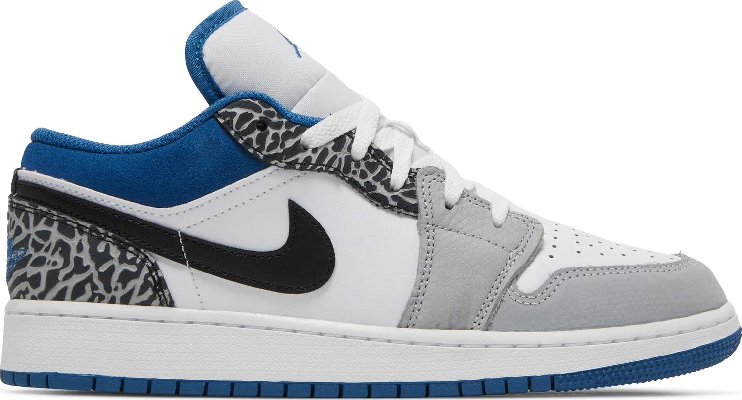 Air Jordan 1 Low SE True Blue GS