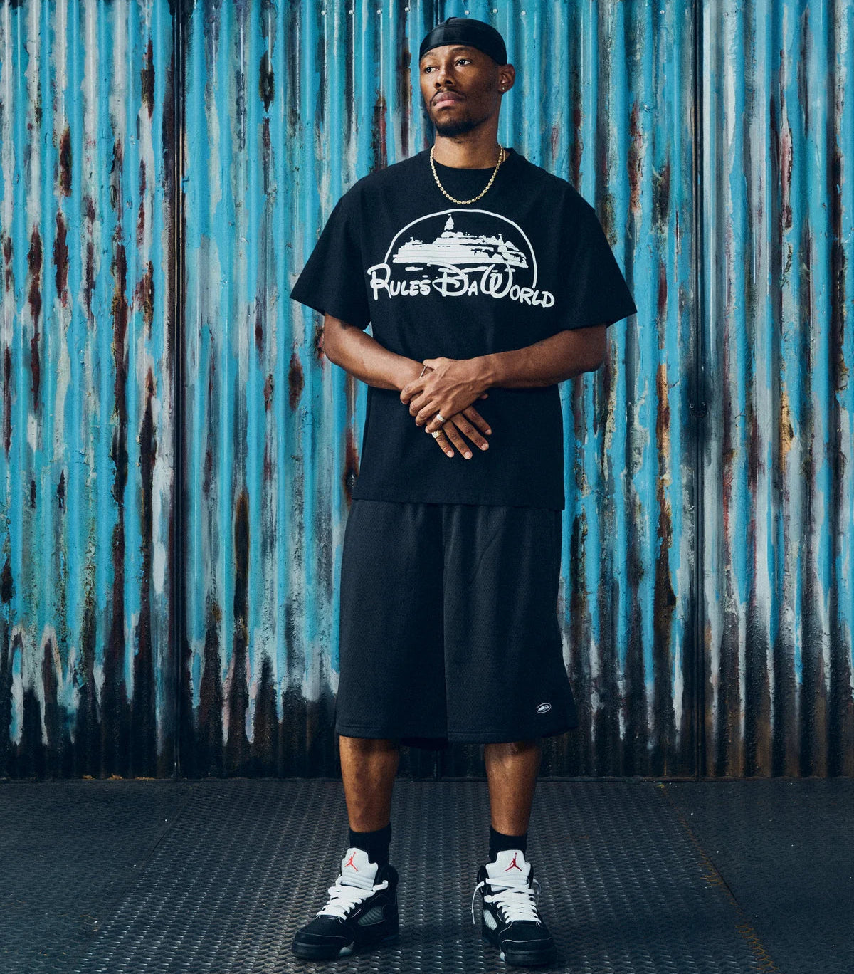 Corteiz Kingdom Tee Black