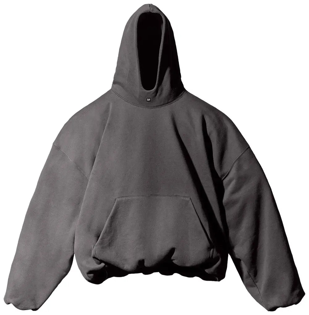 Yeezy Gap Engineered by Balenciaga Logo Hoodie Dark Grey