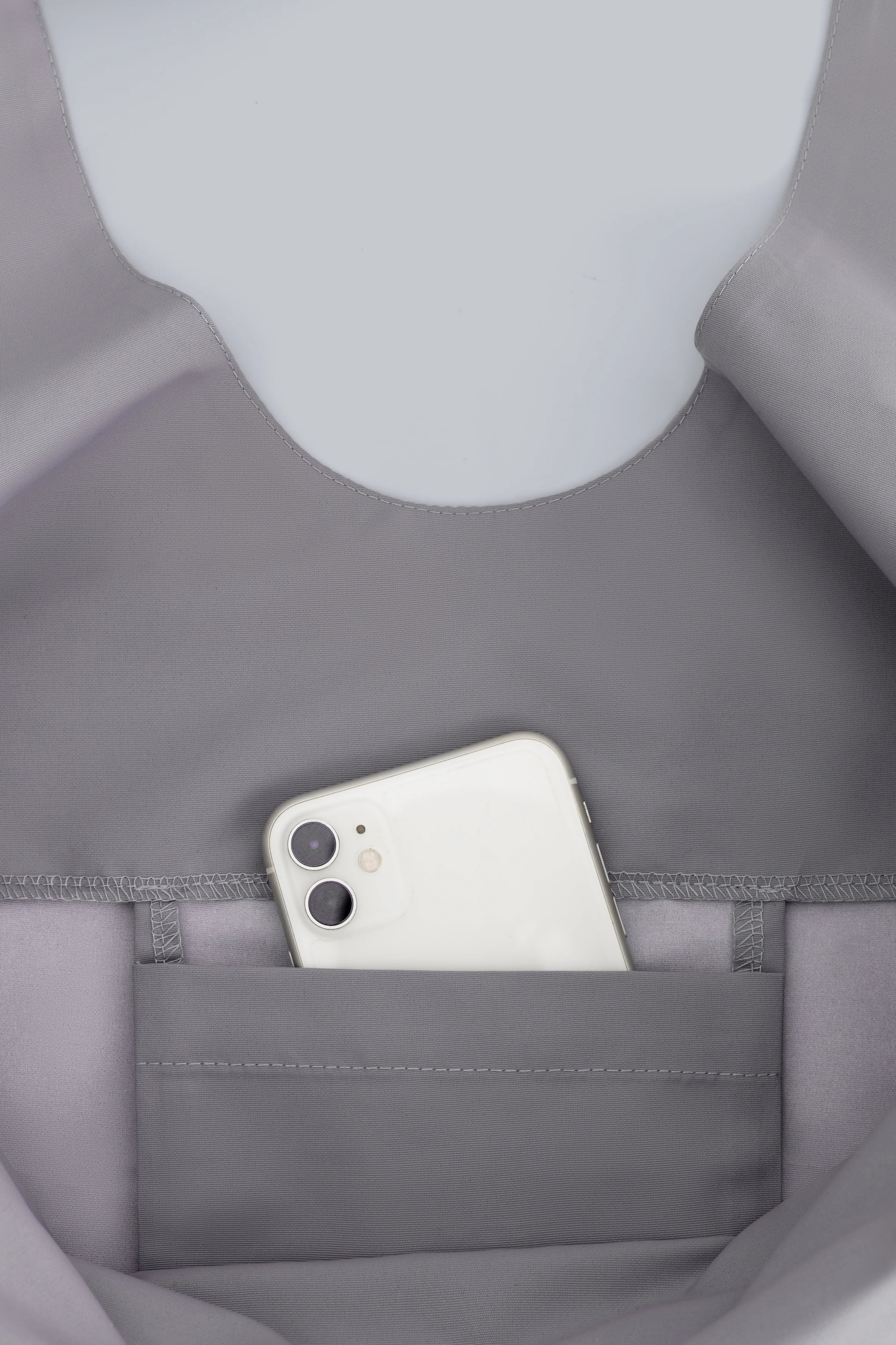 THE BLUB Text bag Grey I love my dog