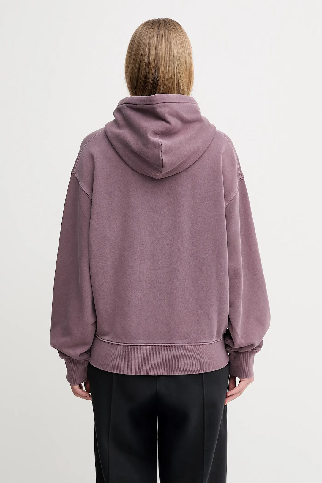 Carhartt WIP Women's Nelson Hoodie Phlox Pink Garment Dyed