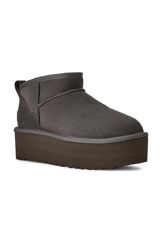 UGG Classic Ultra Mini Platform Boot Charcoal