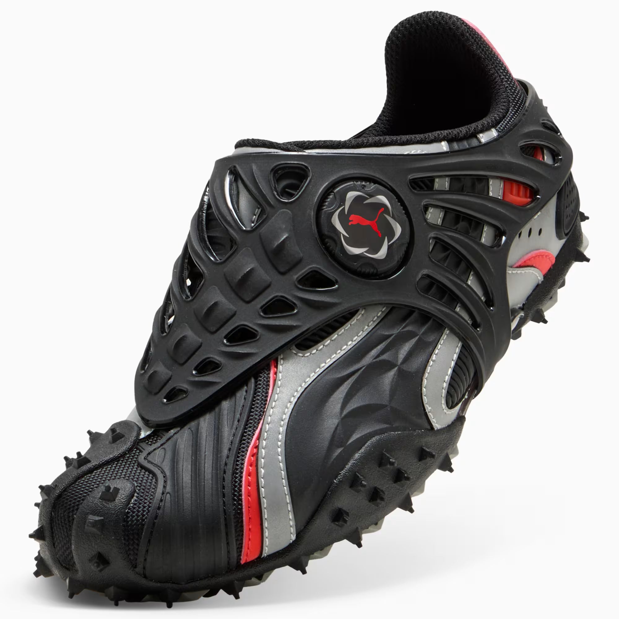 A$AP Rocky x Puma Mostro Gabbia Leather Black Silver Reflective