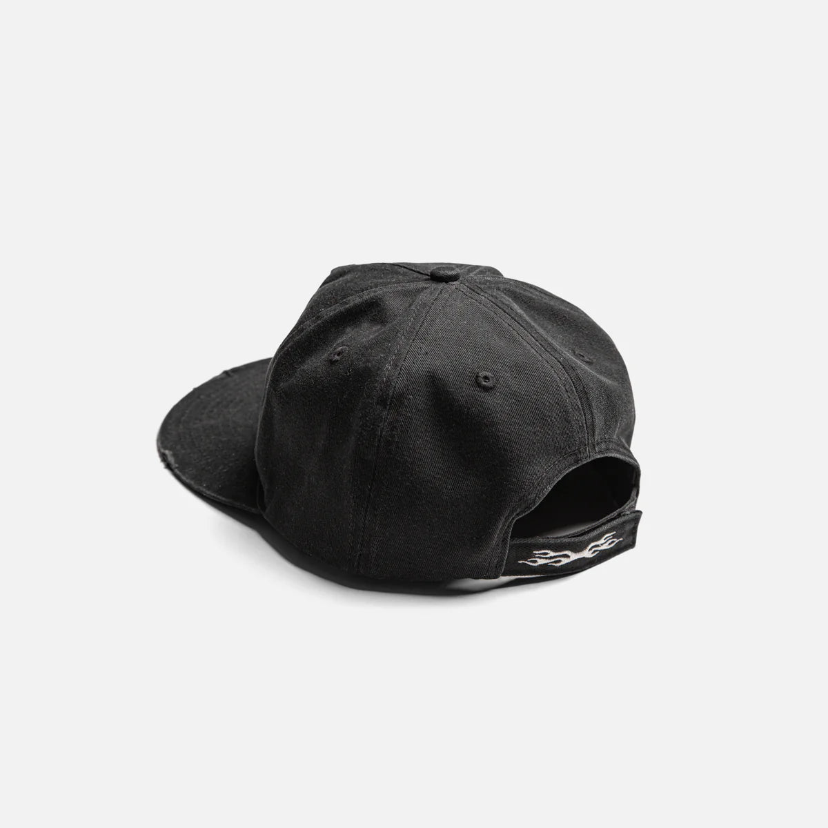 Straye Ripped Cap Black