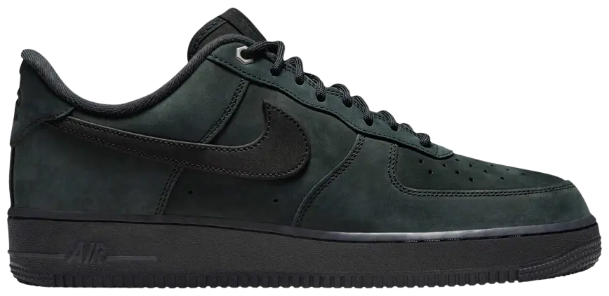 Nike Air Force 1 Low Black Nubuck