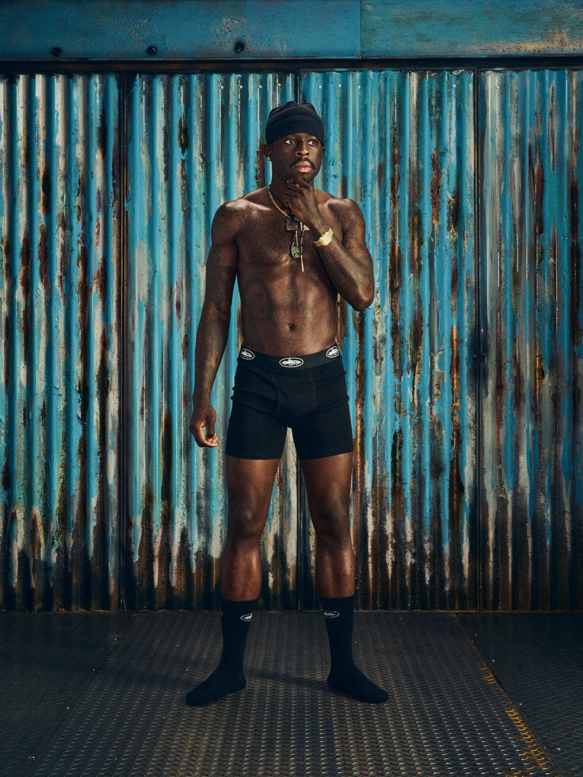 Corteiz Alcatraz Boxers Black (3 Pack)