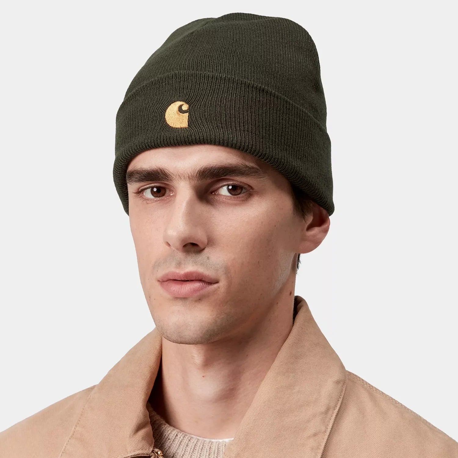 Carhartt WIP Chase Beanie Olive