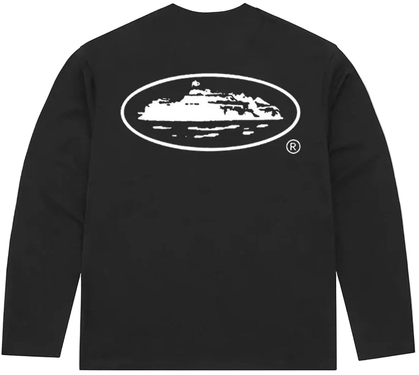 Corteiz OG Island Longsleeve Tee Black