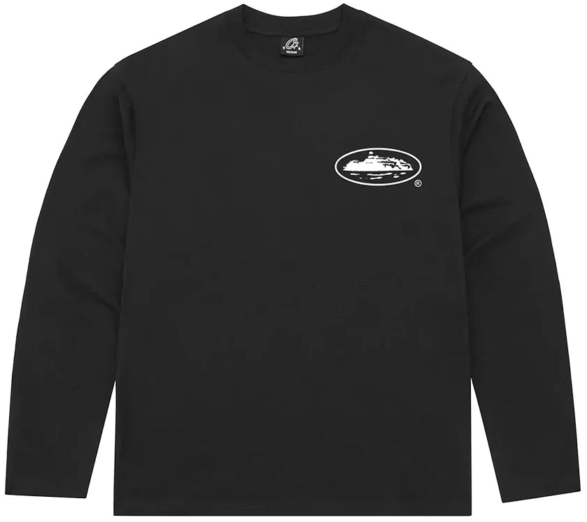 Corteiz OG Island Longsleeve Tee Black