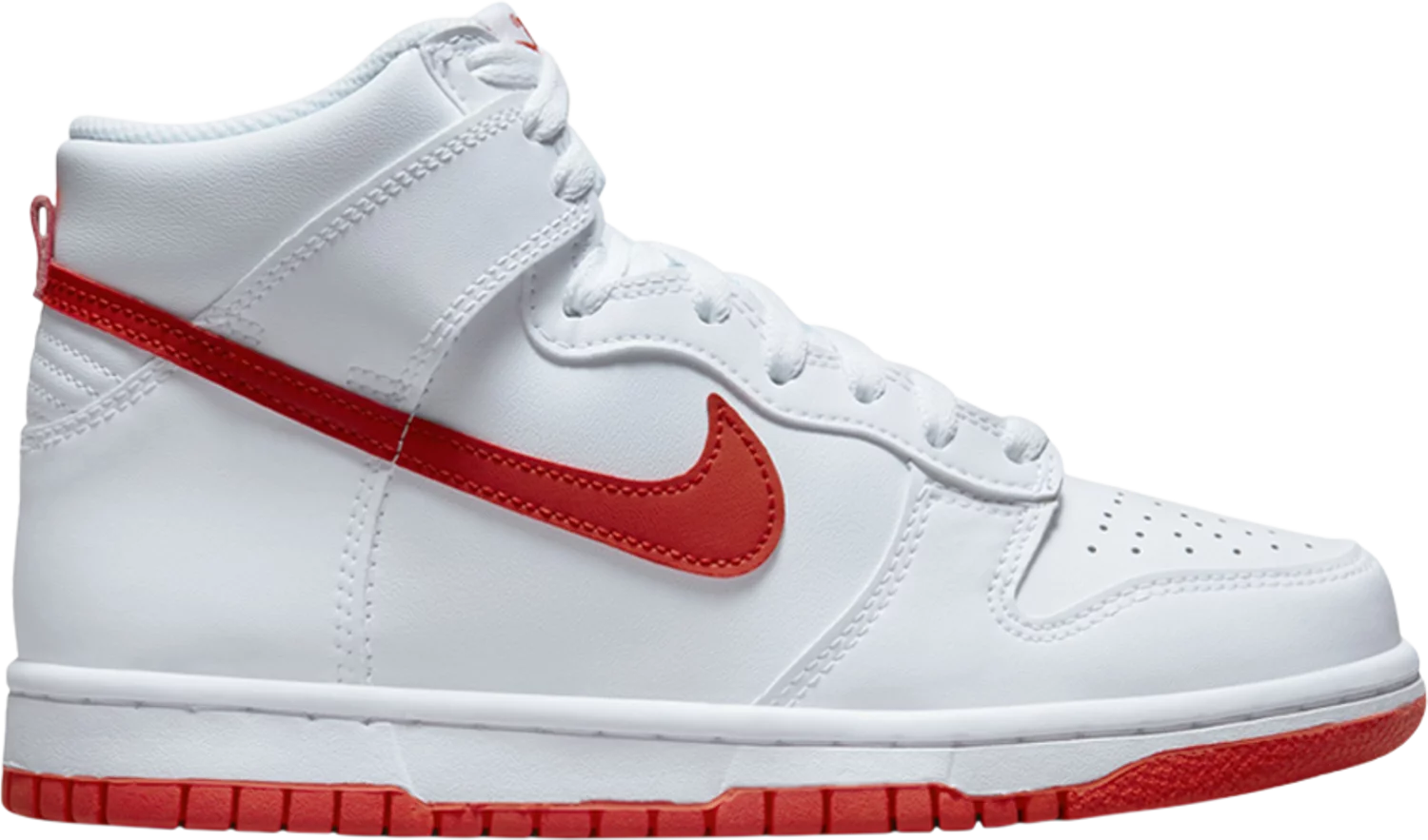 Nike Dunk High GS 'White Picante Red'