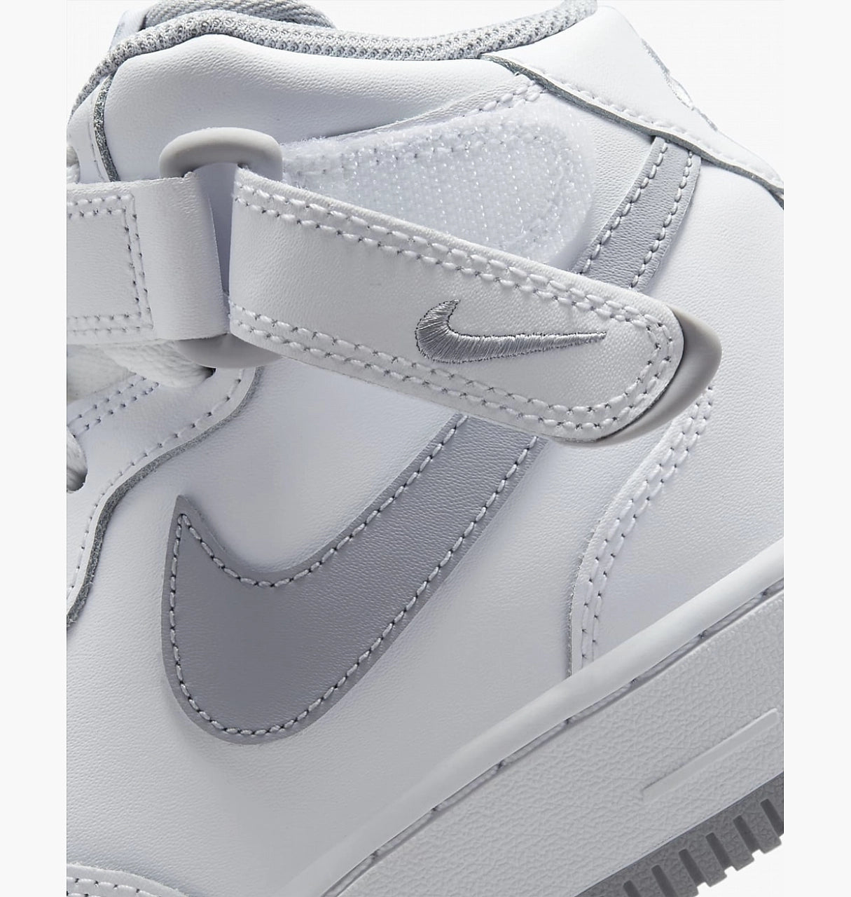 Nike Air Force 1 Mid LE GS 'White Wolf Grey'