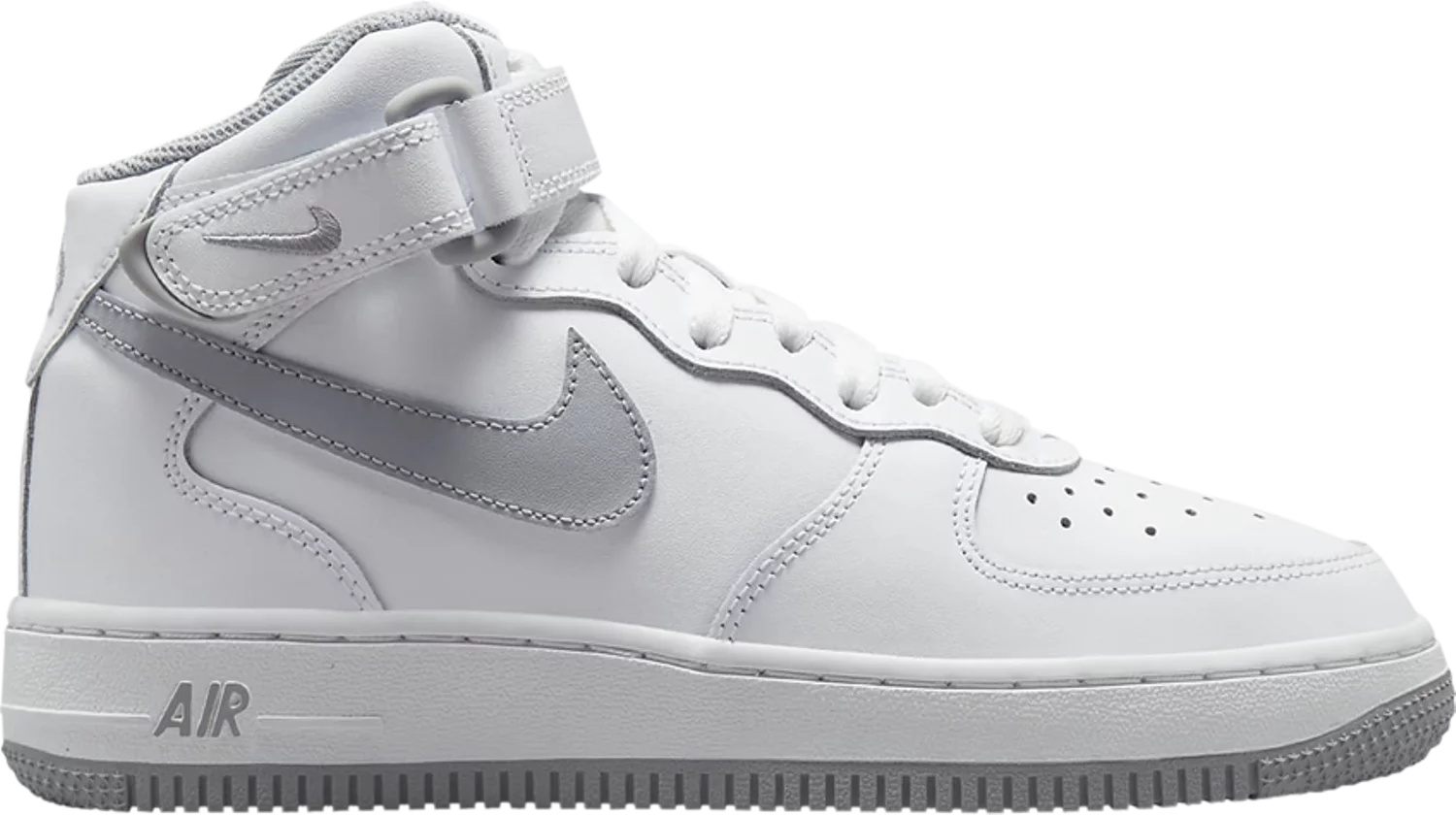 Nike Air Force 1 Mid LE GS 'White Wolf Grey'