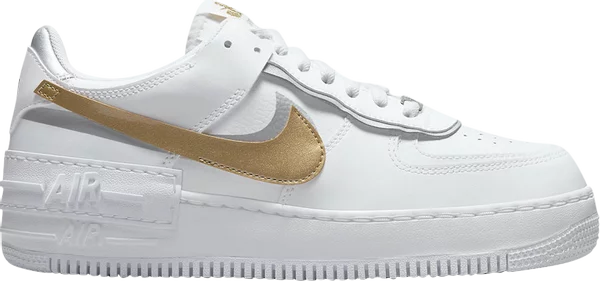 Nike Air Force 1 Shadow White Gold W