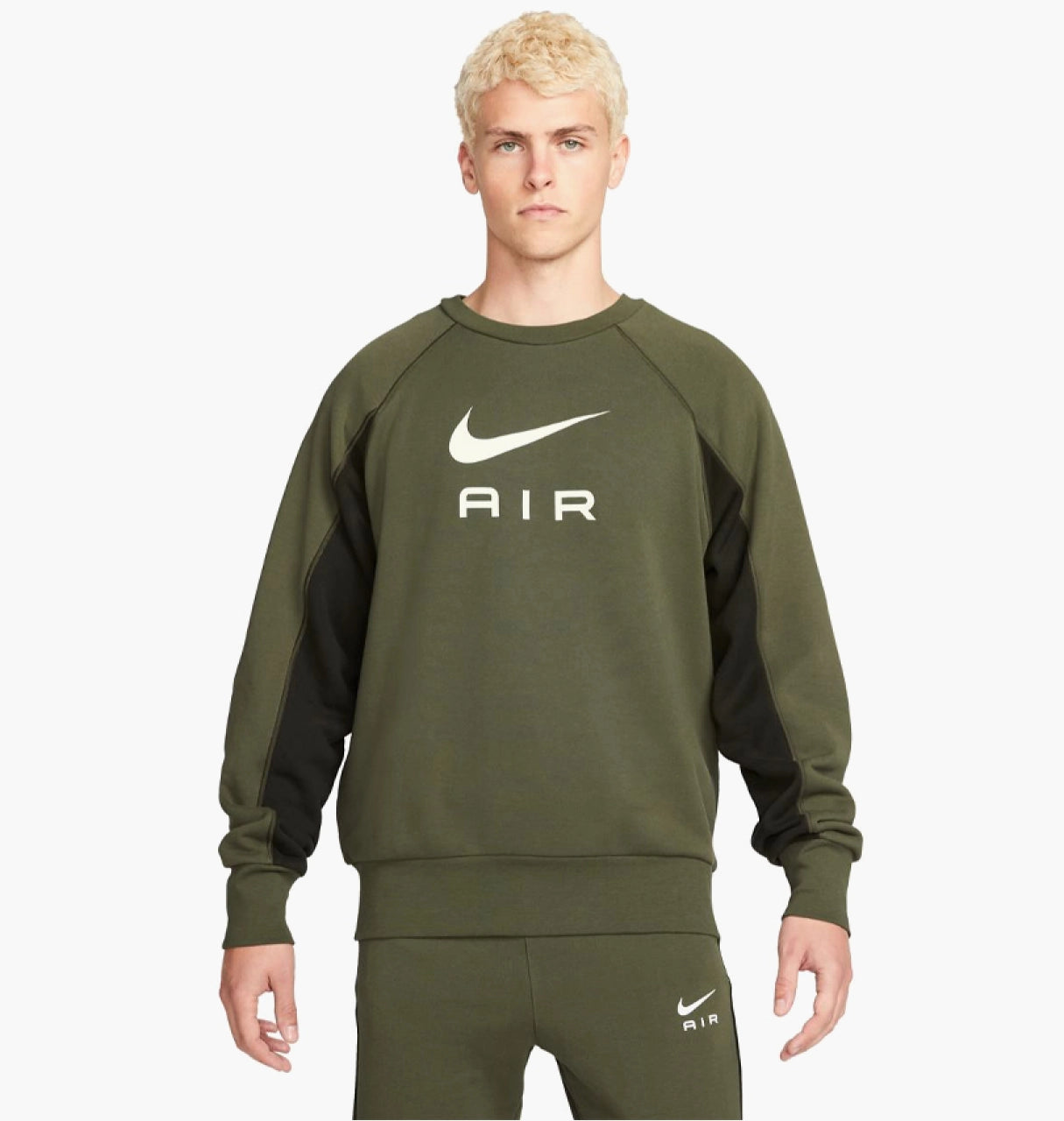 Nike Air Ft Crew Sweatshirt Olive