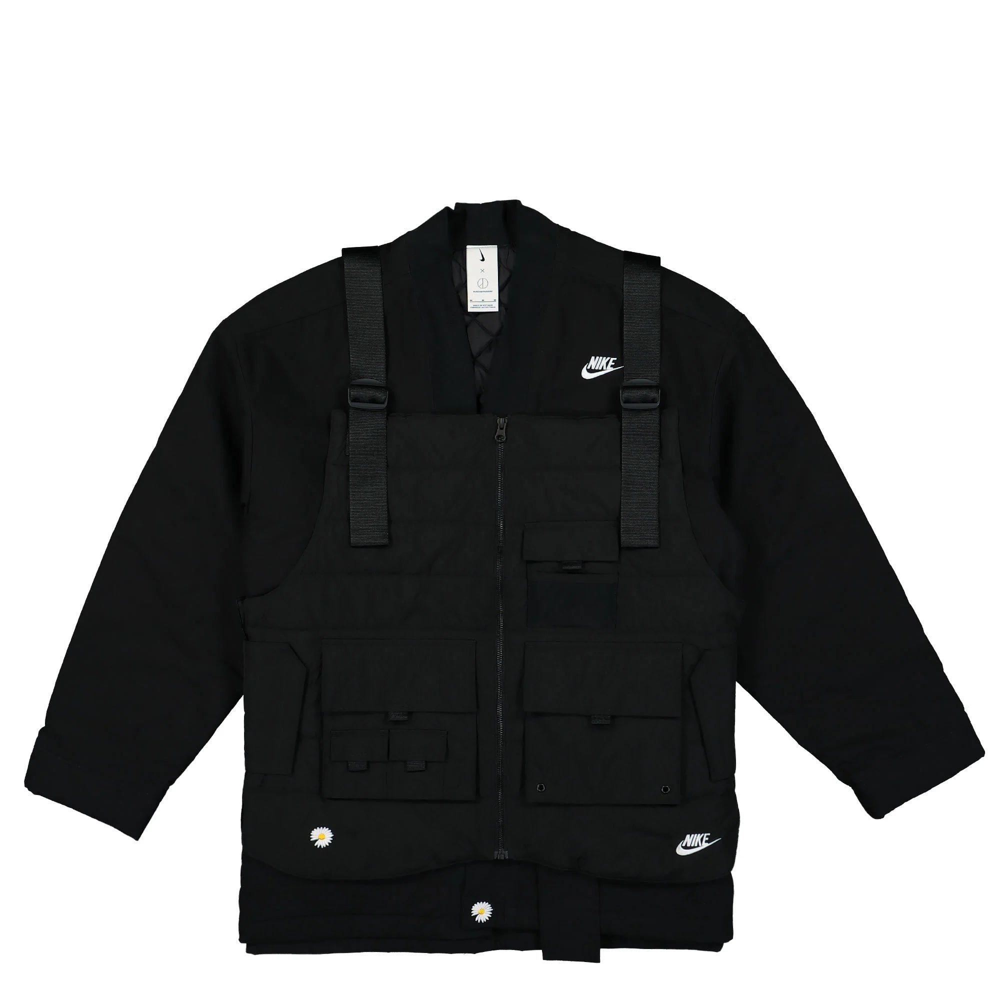 Nike x Peaceminusone G-Dragon 2+1 Jacket Black Kimono