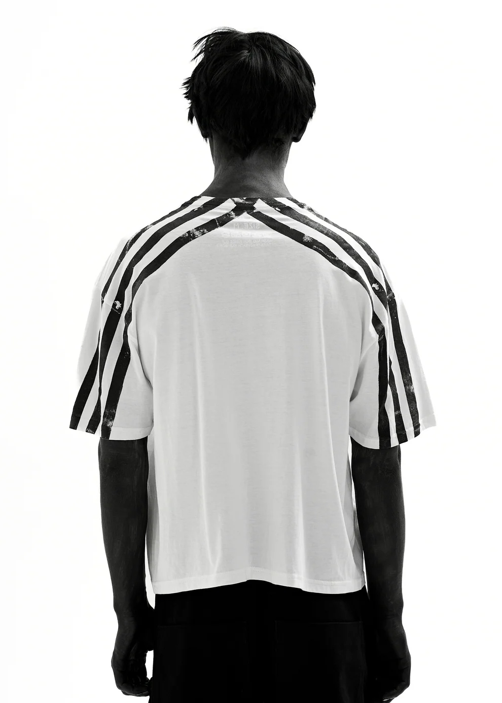 DOUBLE STRIPES WHITE T-SHIRT