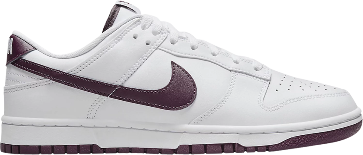 Nike Dunk Low 'White Night Maroon'