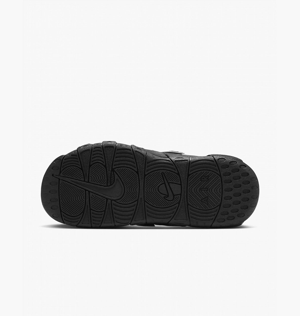 Nike Air More Uptempo Slide 'Black - Grey Sole'