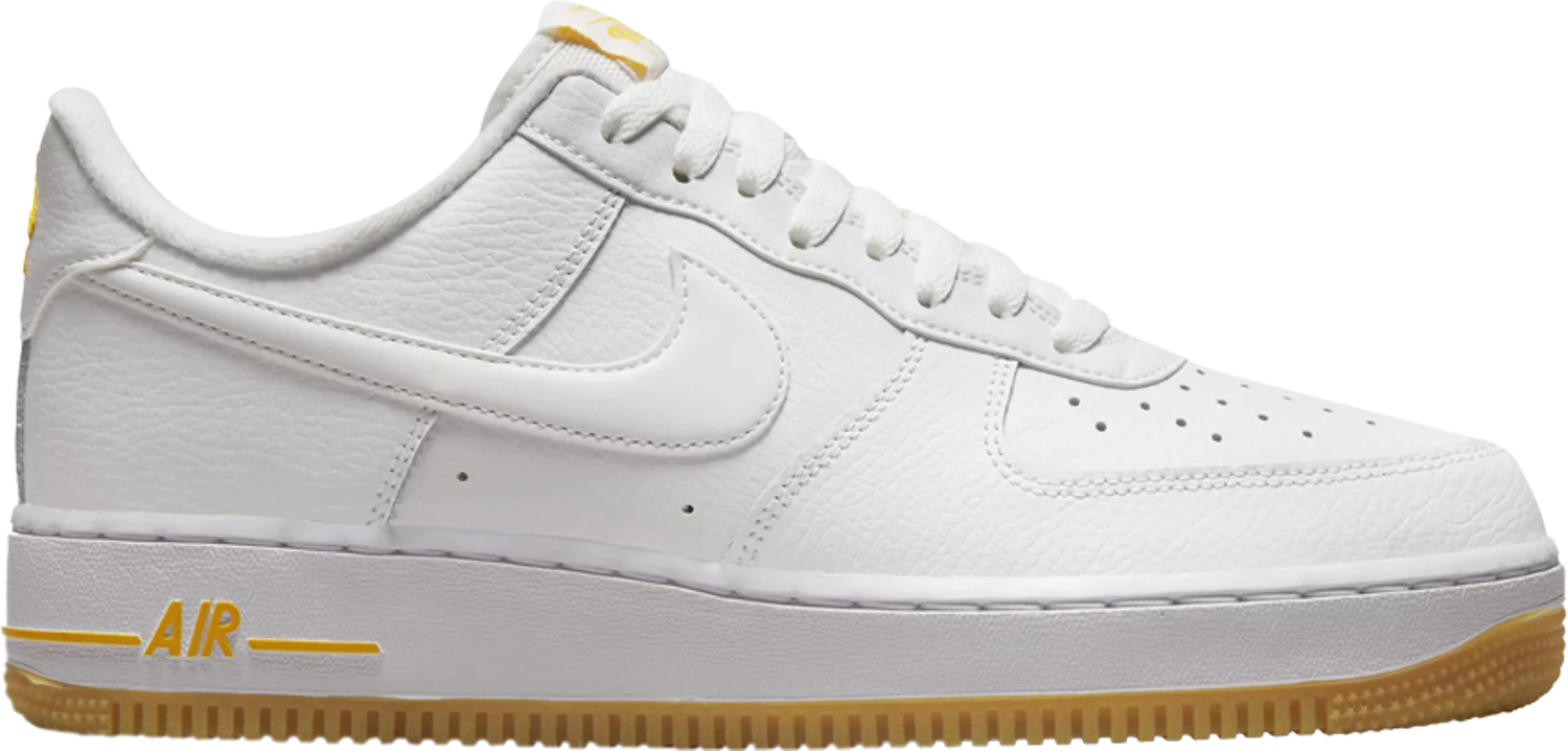 Nike Air Force 1 '07 'White University Gold Gum'