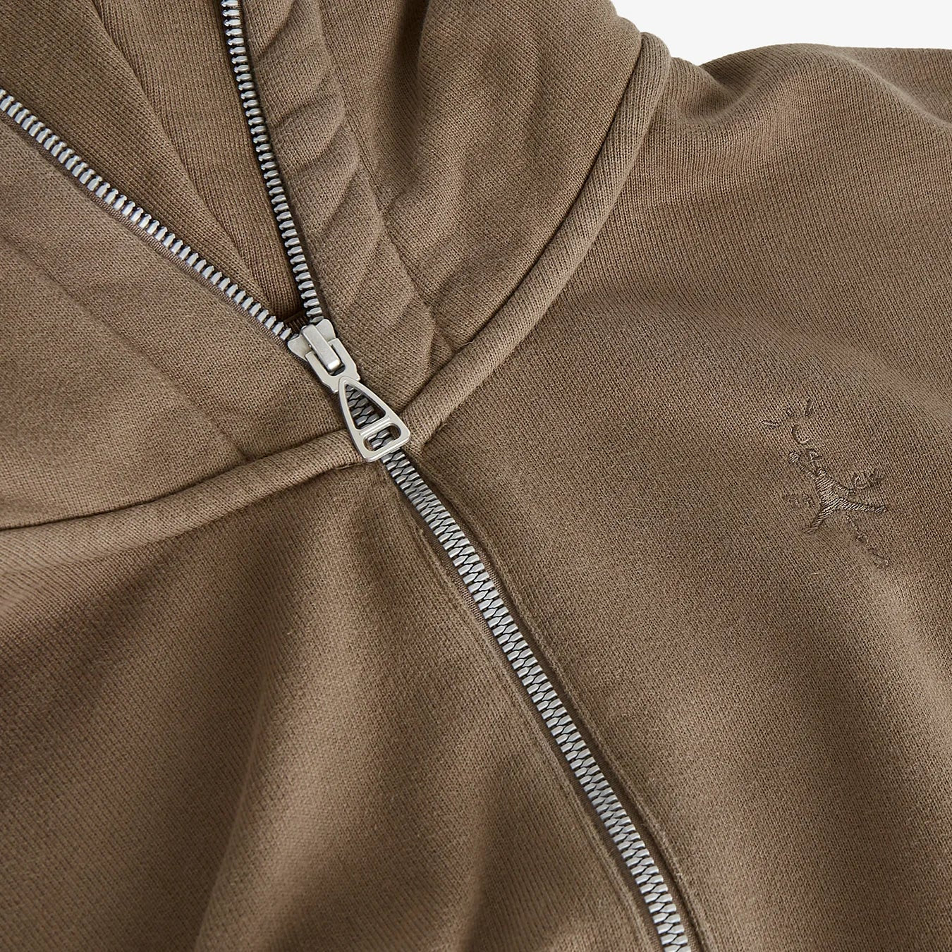 Travis Scott x Air Jordan Full-Zip Hoodie Brown