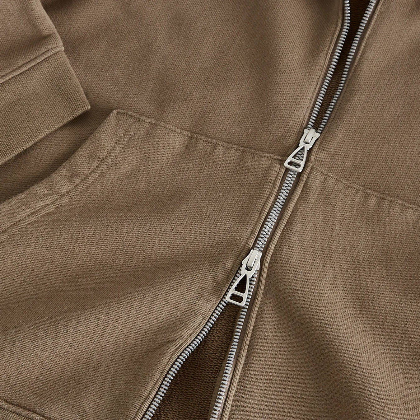Travis Scott x Air Jordan Full-Zip Hoodie Brown