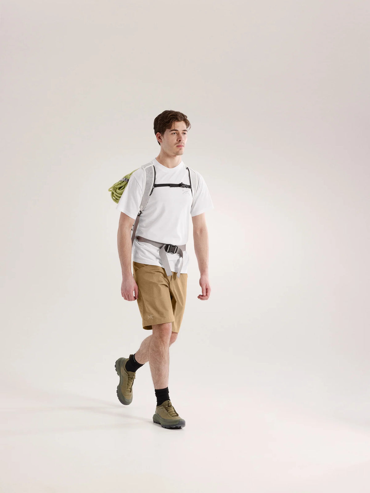 Arcteryx Kragg SL Cotton Short Sleeve White Light